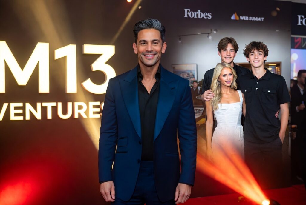 Carter Reum future vision 2036 – billionaire VC and family man at Forbes red carpet event